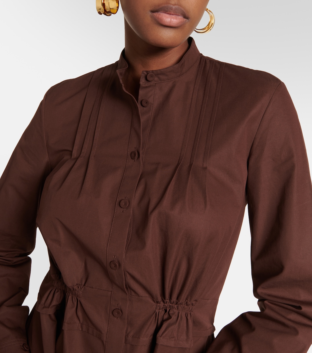 Cotton poplin shirt dress | Jil Sander