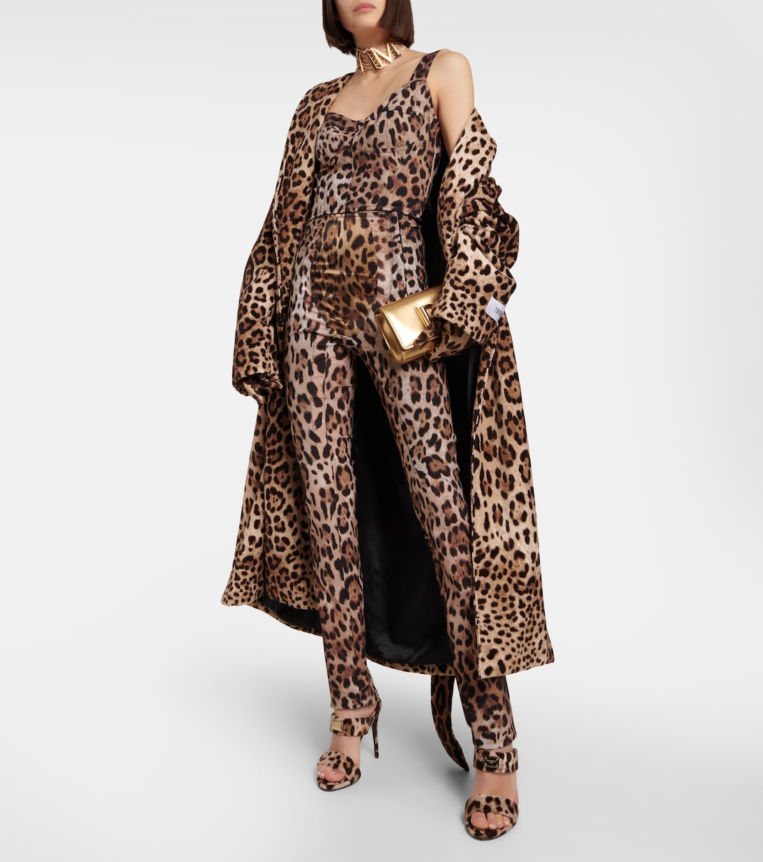 x Kim - Mules in spugna con stampa | Dolce&Gabbana