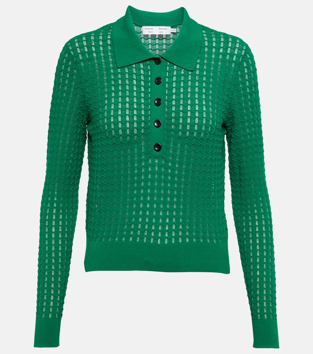 White Label Polopullover aus einem Baumwollgemisch | Proenza Schouler