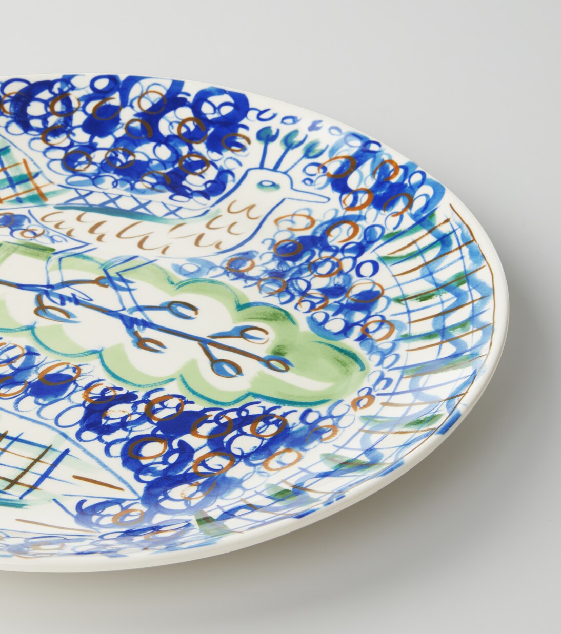 Japanese Kimonos 1 round plate | Serax