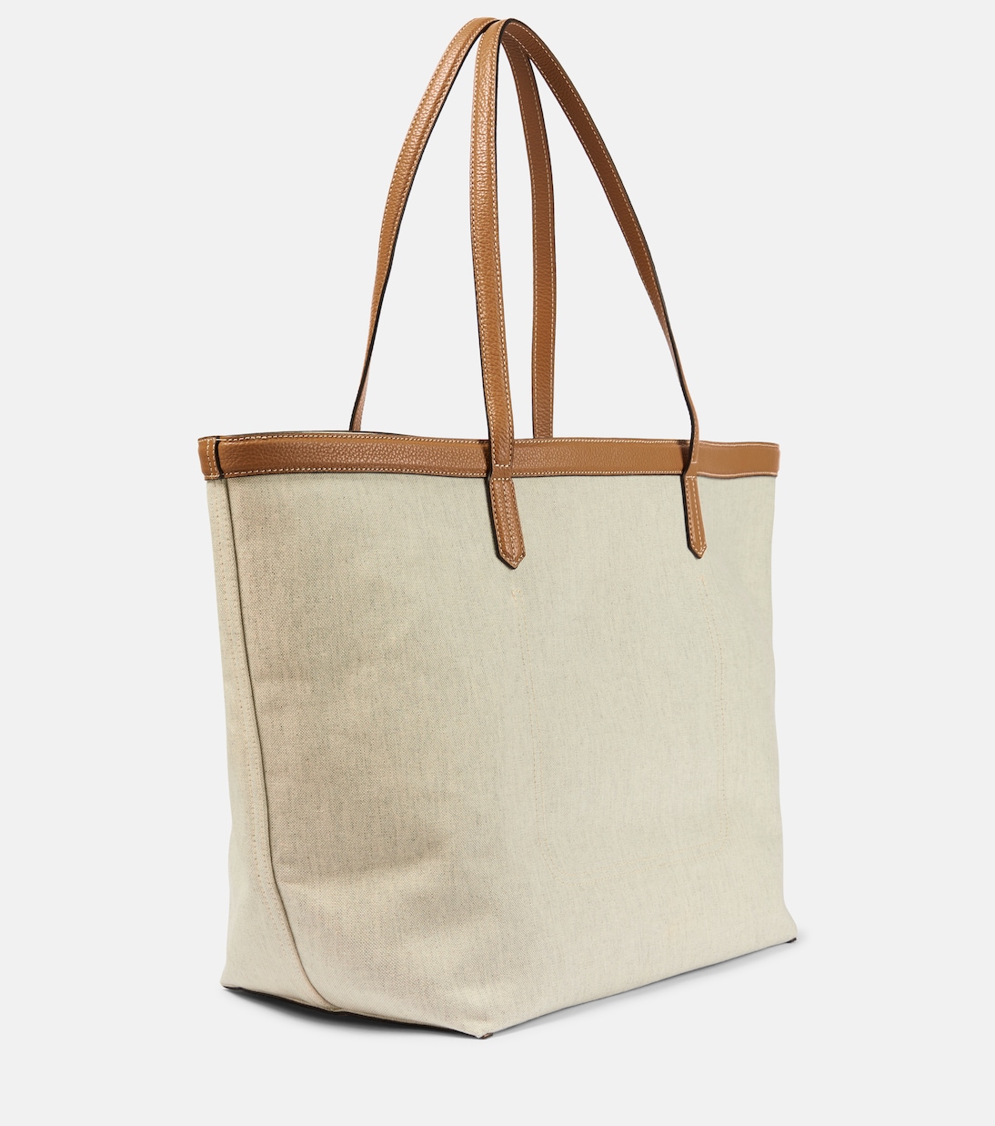 Borsa in canvas con pelle | Toteme