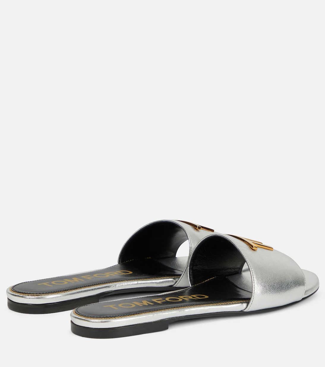 Sandali TF in pelle metallizzata | Tom Ford