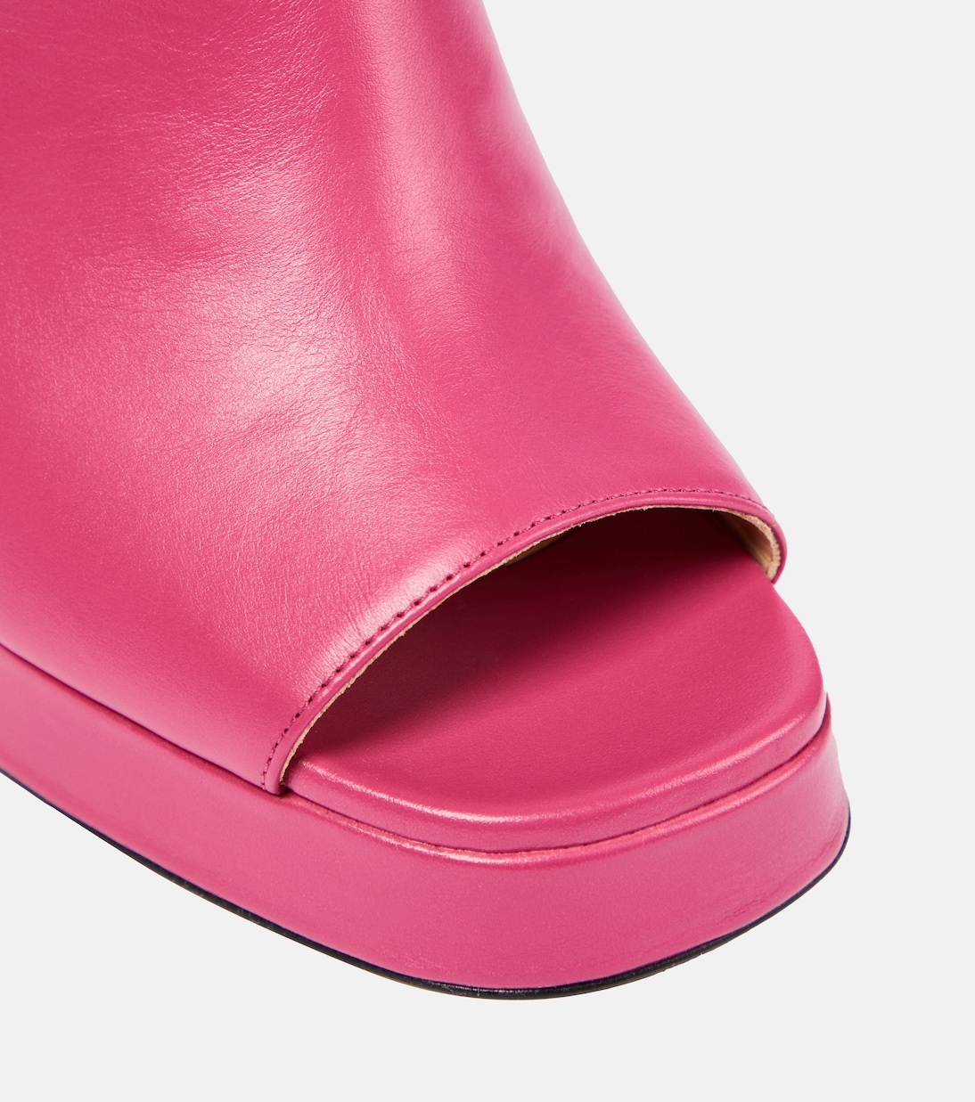 Alba 90 platform leather mules | Souliers Martinez