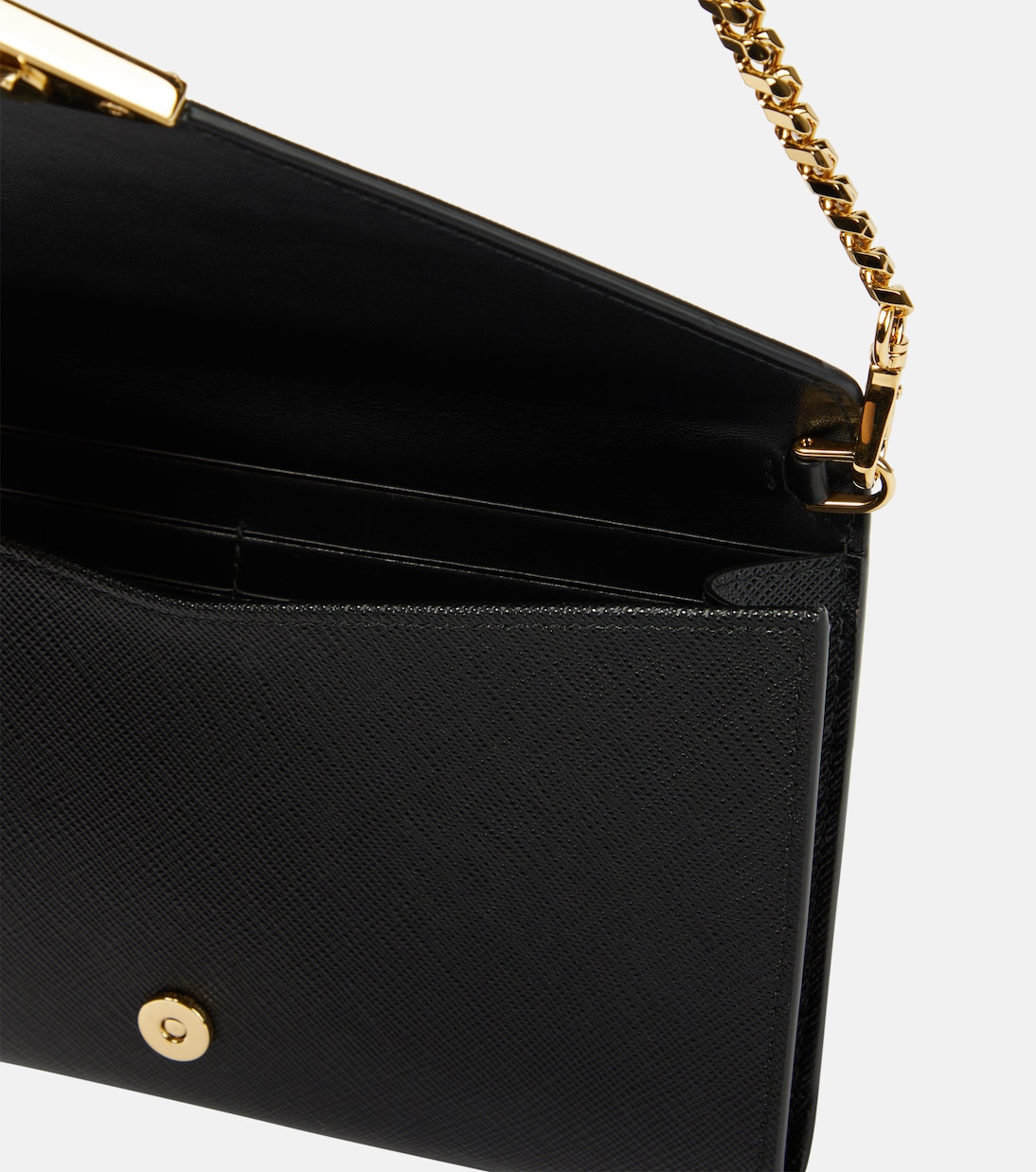 Borsa a tracolla in pelle Saffiano PRADA per giovani trendsetter