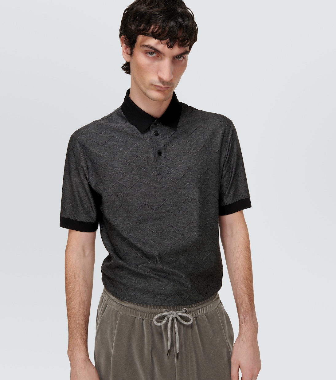 Polo de algodón y seda | Giorgio Armani