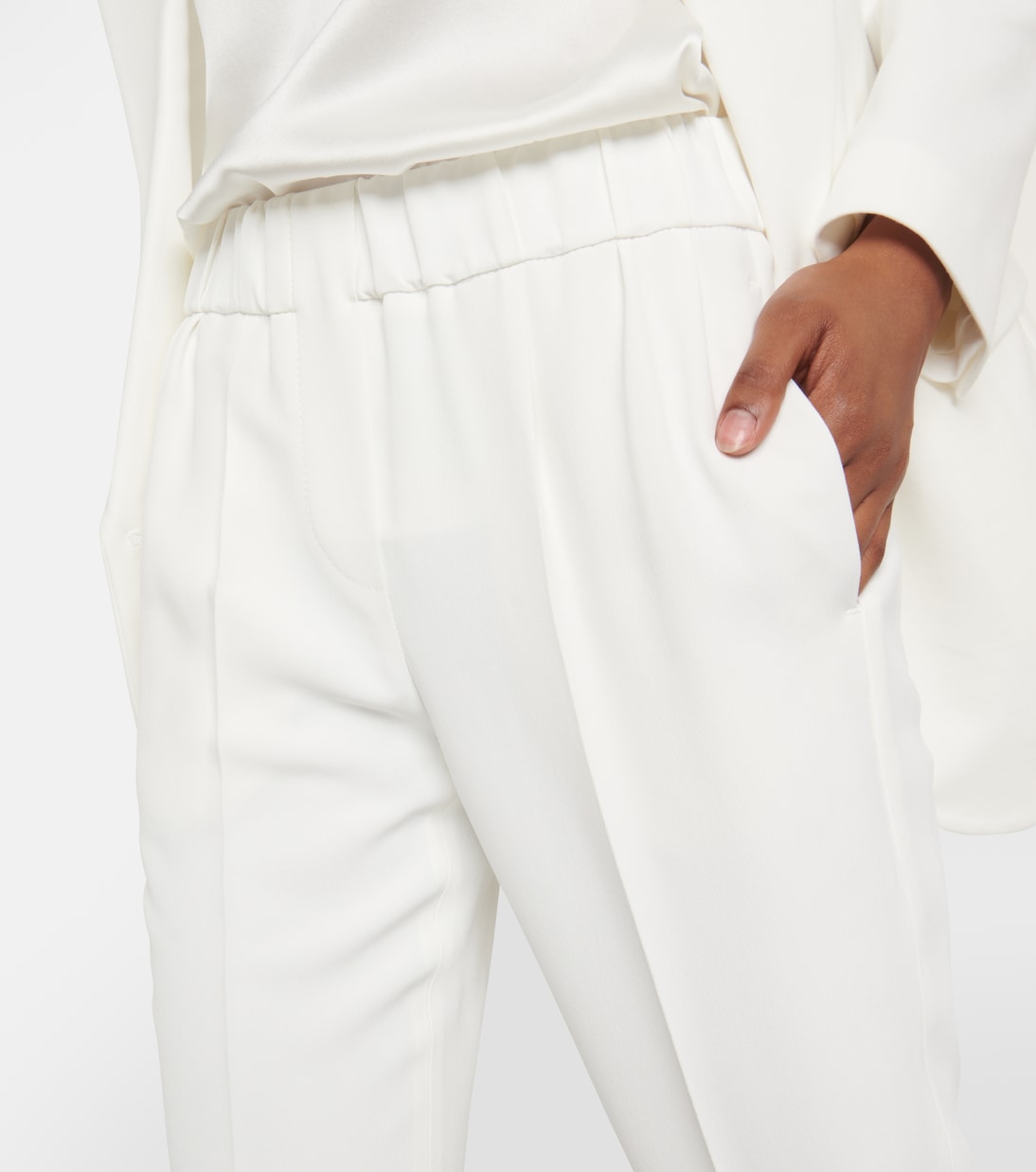 Pantalones de crepé | Brunello Cucinelli