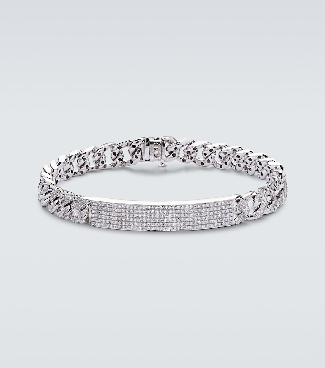 Pulsera en oro blanco de 18 ct con diamantes | Shay Jewelry