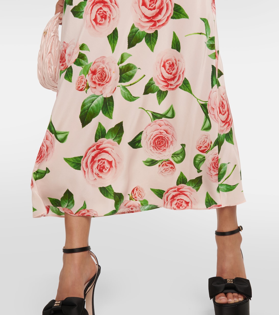 Floral silk slip dress | Rodarte