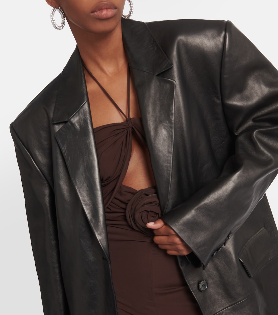 Abrigo oversized de piel | Magda Butrym