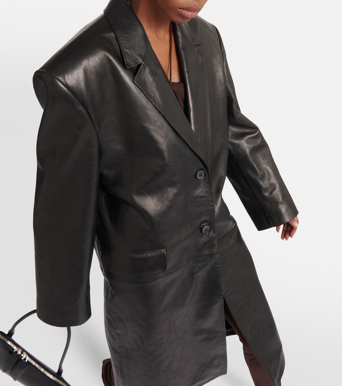 Abrigo oversized de piel | Magda Butrym