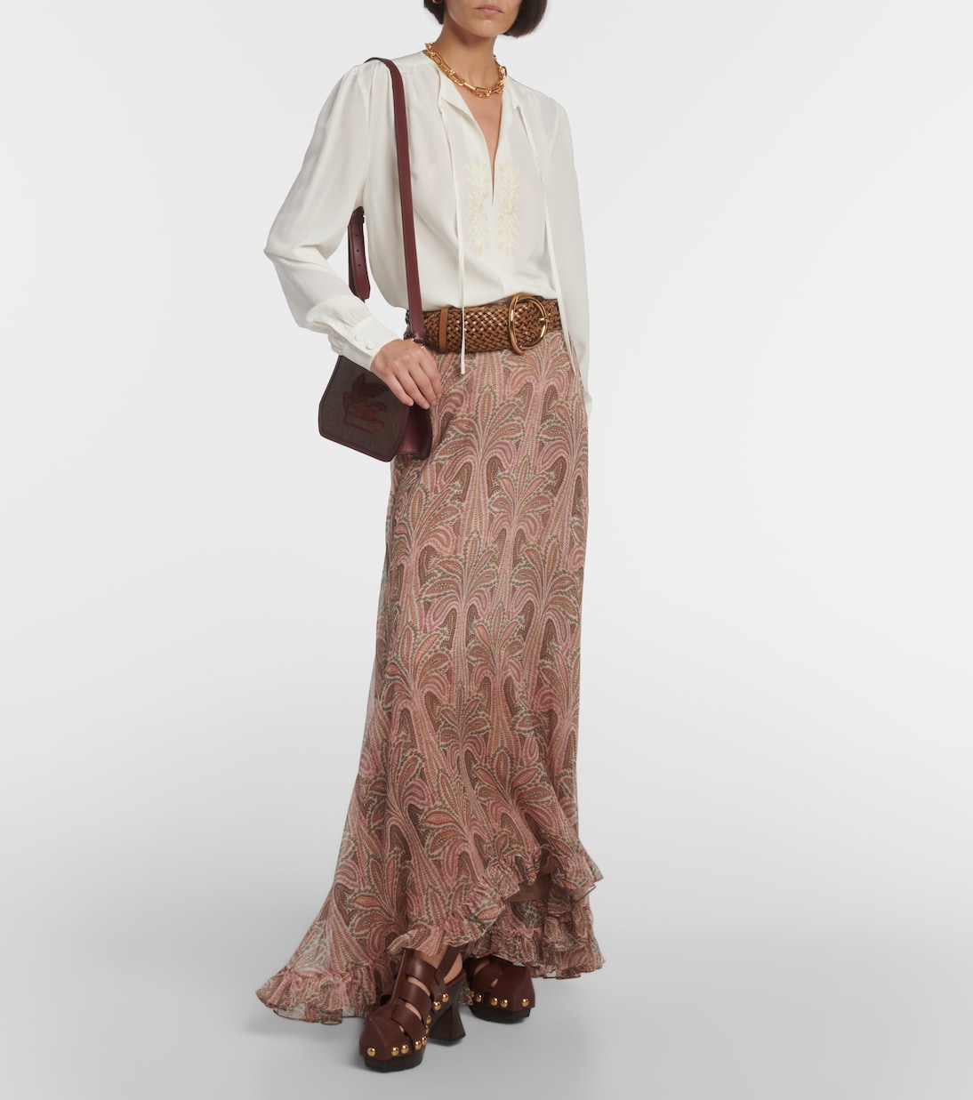 Bestickte Bluse aus Seide | Etro
