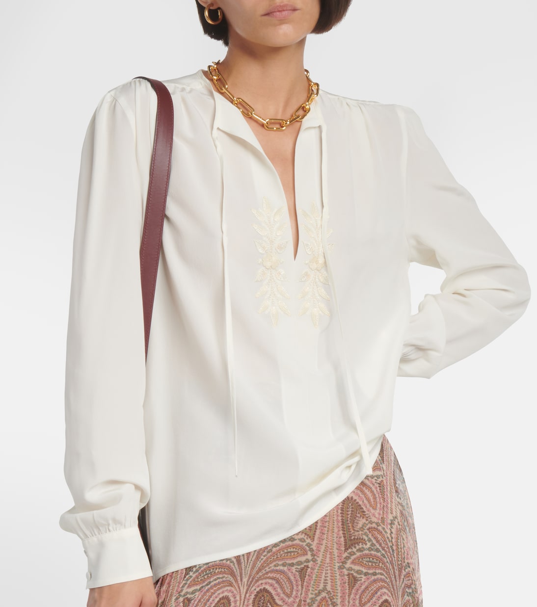 Bestickte Bluse aus Seide | Etro