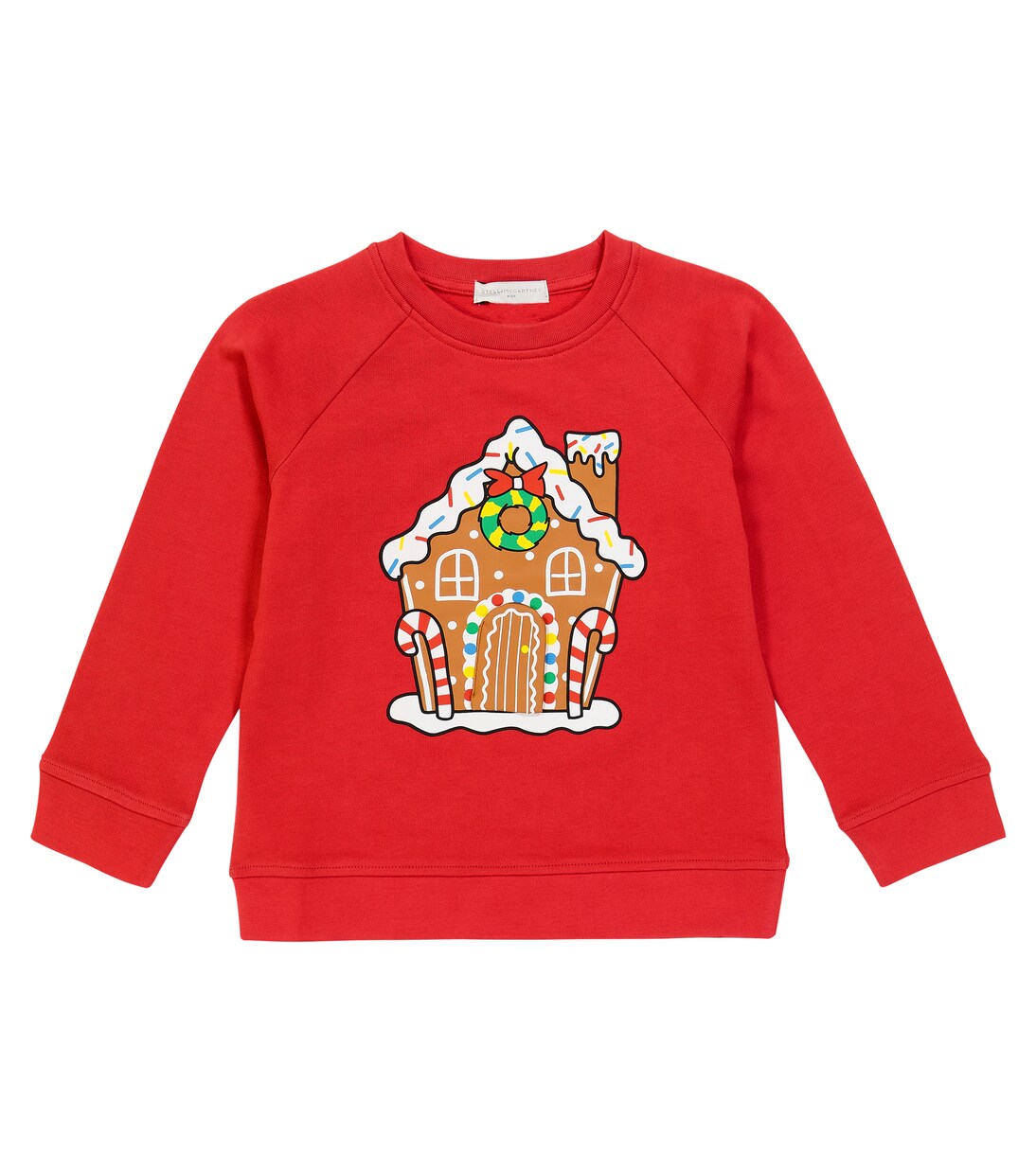 Sudadera de jersey de algodón estampada | Stella McCartney Kids
