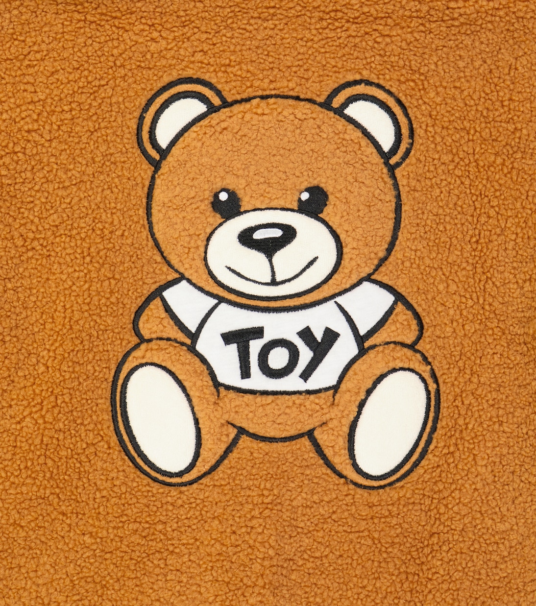 Teddy Bear jersey hoodie in brown Moschino Kids Mytheresa