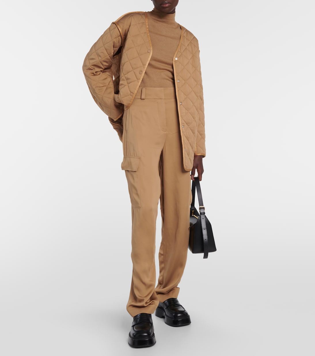 Pantalones Treveris tapered de tiro alto | Joseph