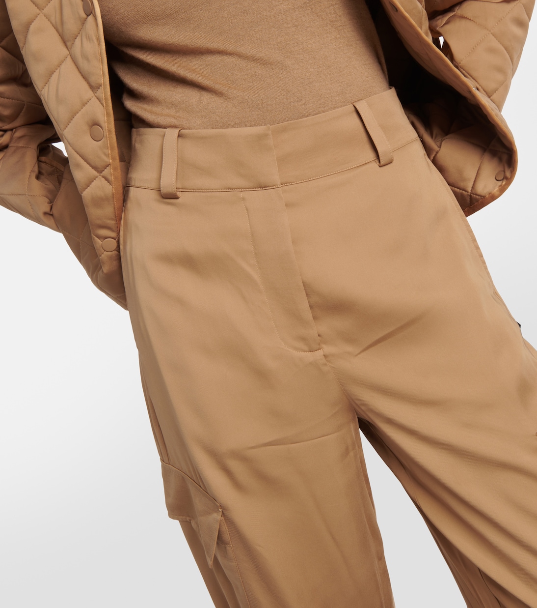 Pantalones Treveris tapered de tiro alto | Joseph