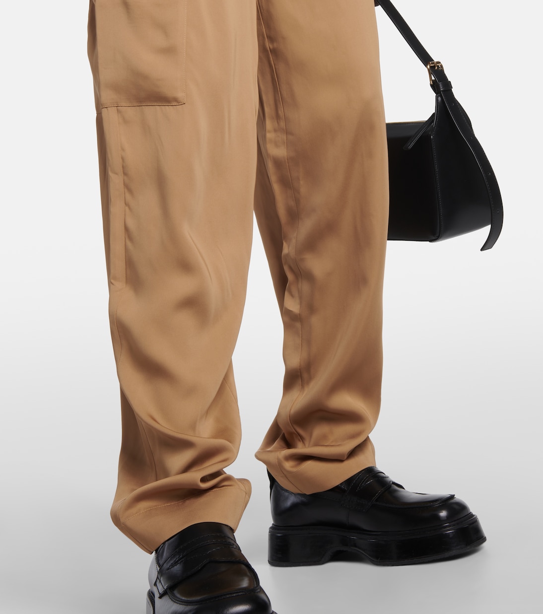 Pantalones Treveris tapered de tiro alto | Joseph