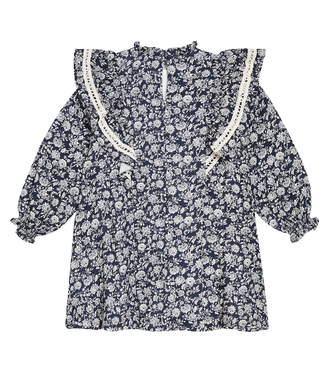 Robe midi en dentelle à fleurs | The New Society