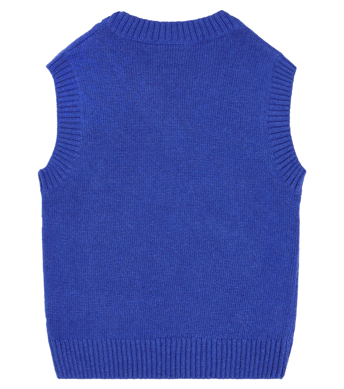 Chaleco de algodón y lana en intarsia | Mini Rodini