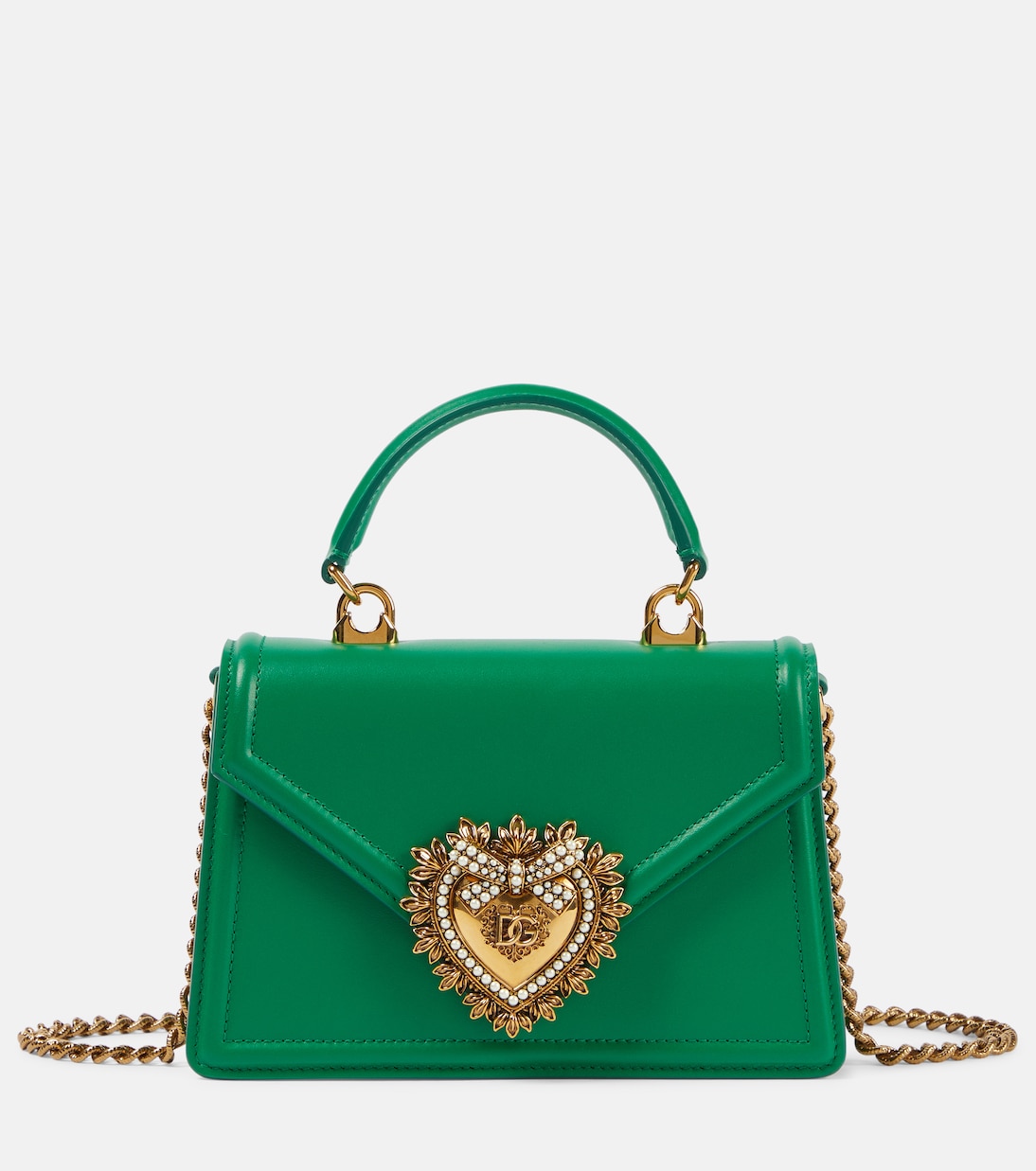 Verzierte Tote Devotion Small aus Leder | Dolce&Gabbana