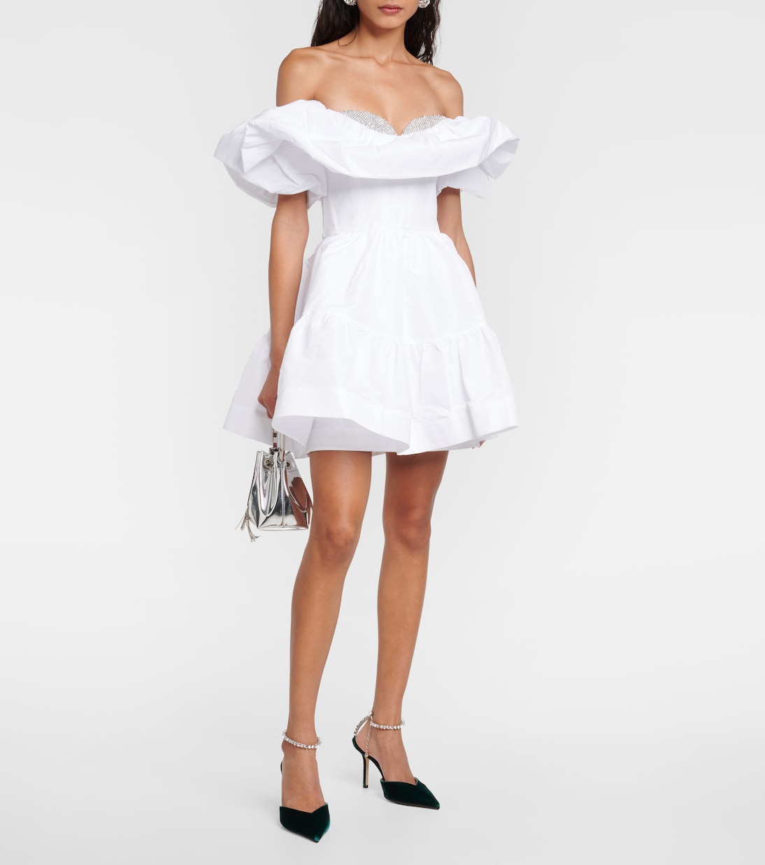 Robe de mariée Mallory à encolure bardot | Rebecca Vallance