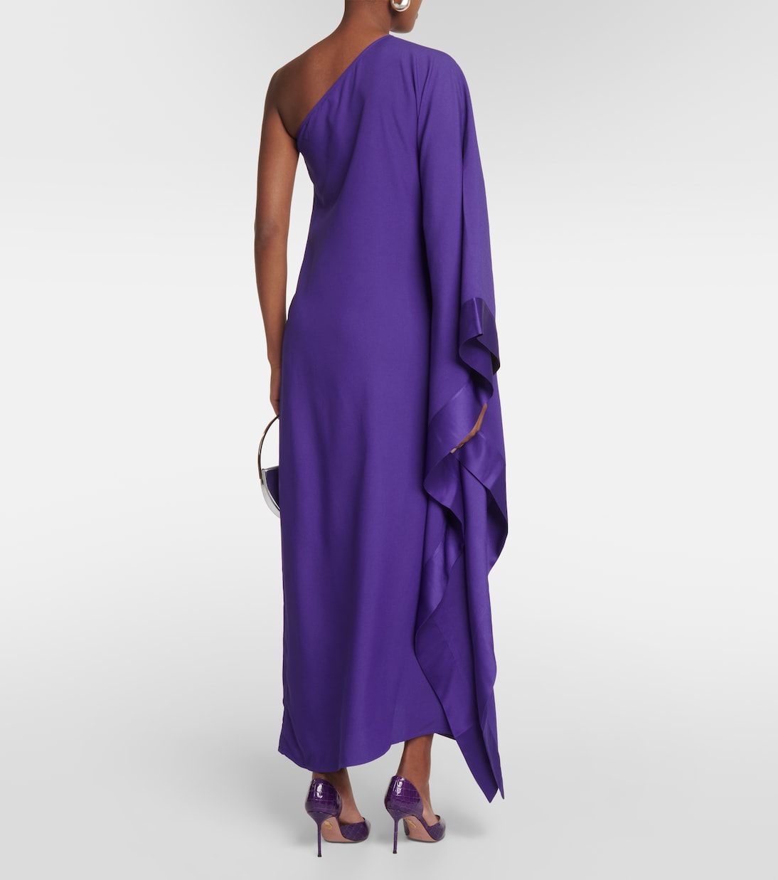 One-Shoulder-Robe Betsy aus Crêpe | Taller Marmo