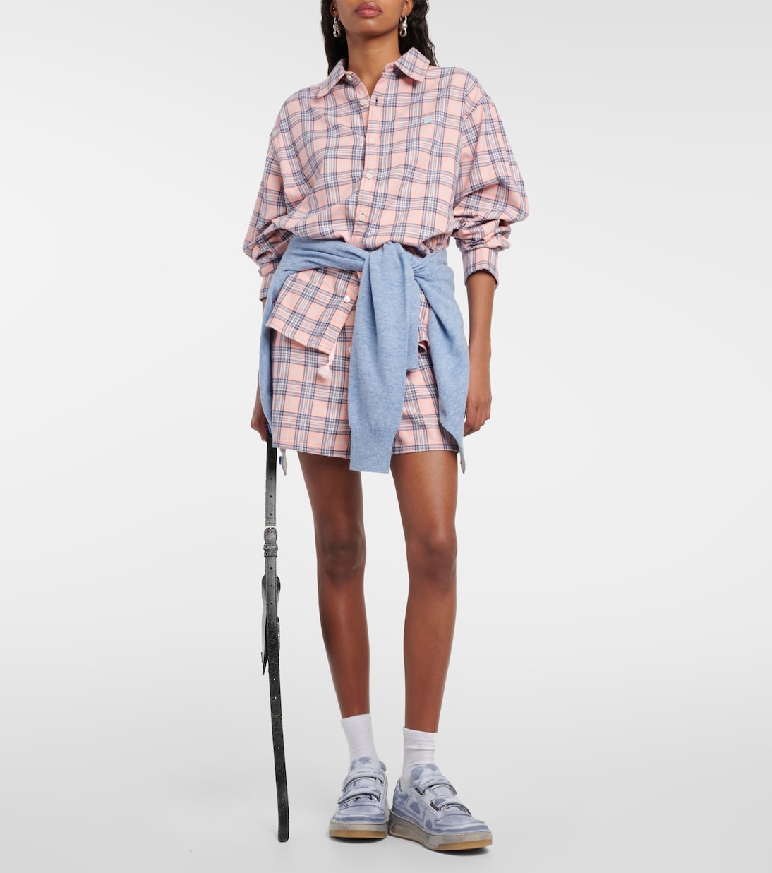 Shorts in flanella a vita media  | Acne Studios