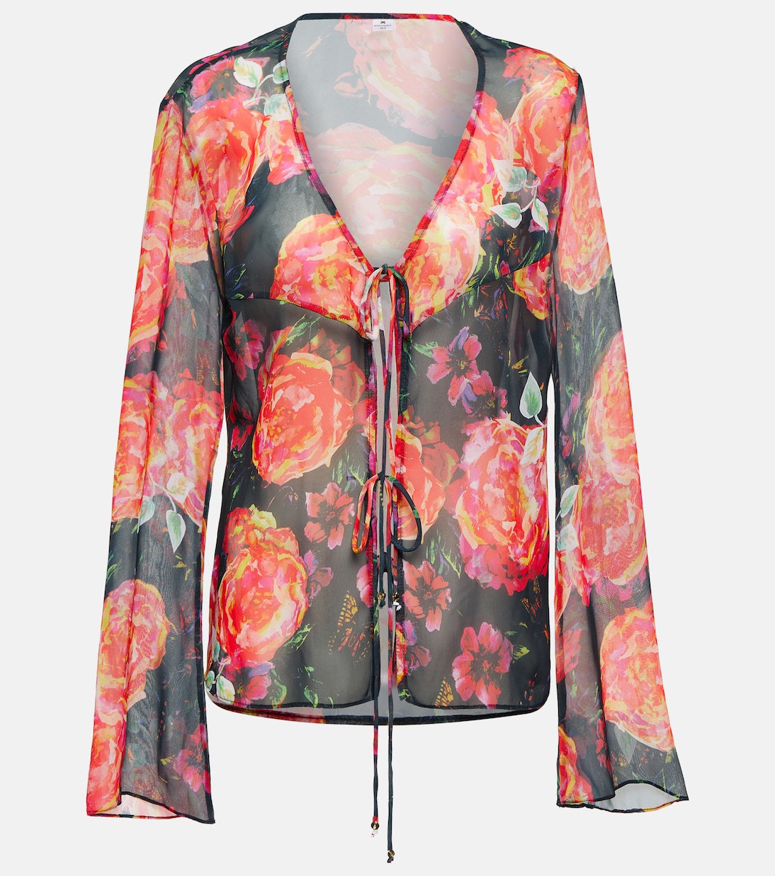 Copricostume Vanessa in chiffon con stampa | Bananhot