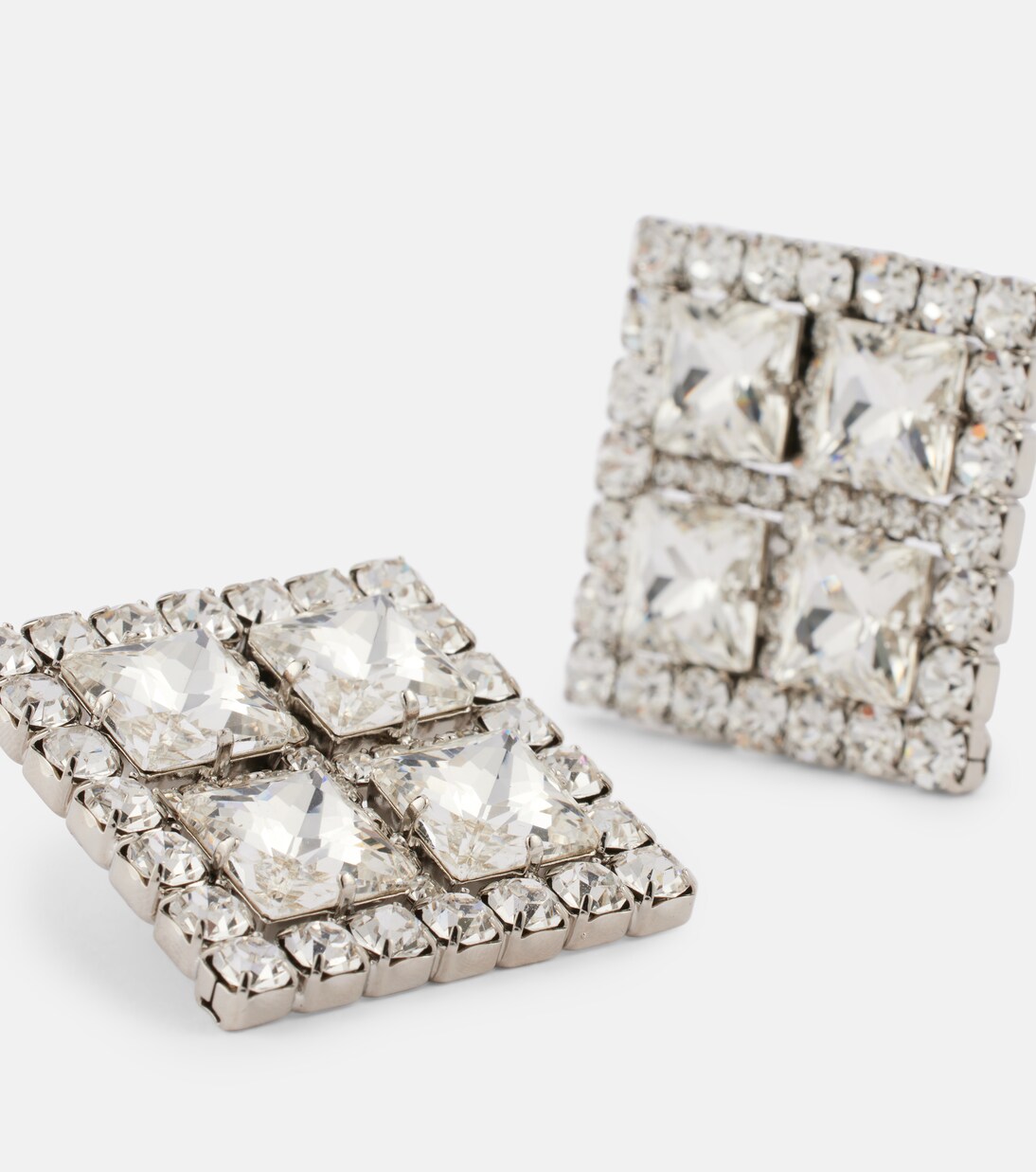 Orecchini a clip con cristalli | Alessandra Rich