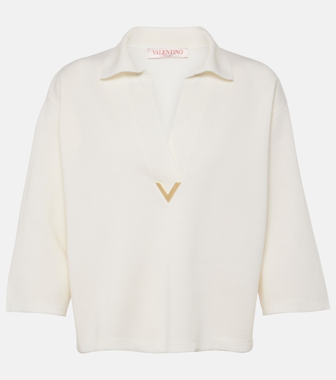 Top VGold aus Wolle | Valentino