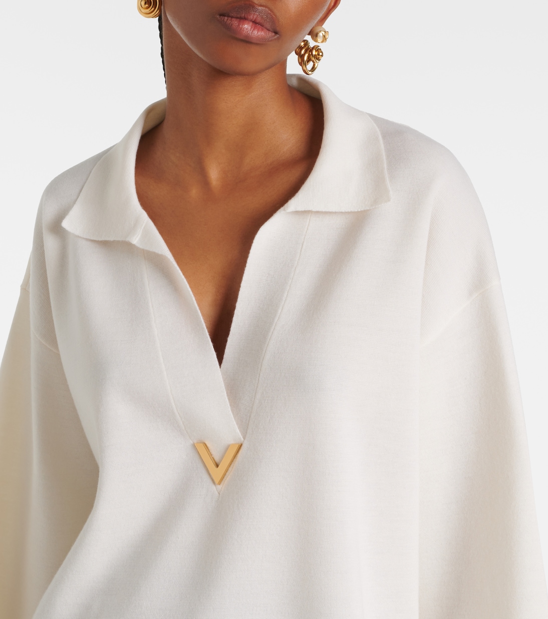 Top VGold aus Wolle | Valentino
