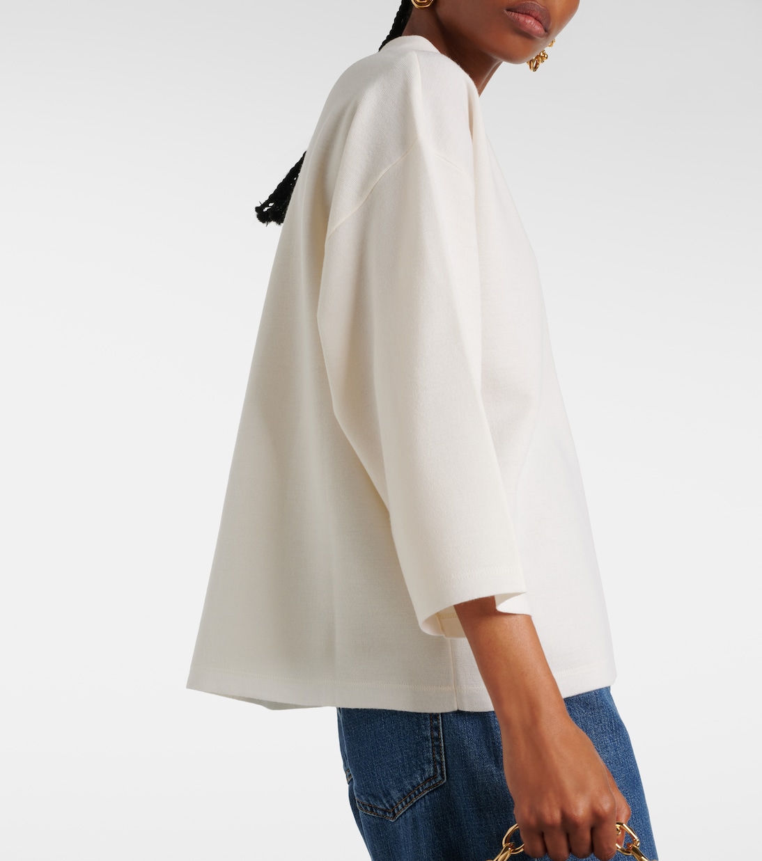 Top VGold aus Wolle | Valentino