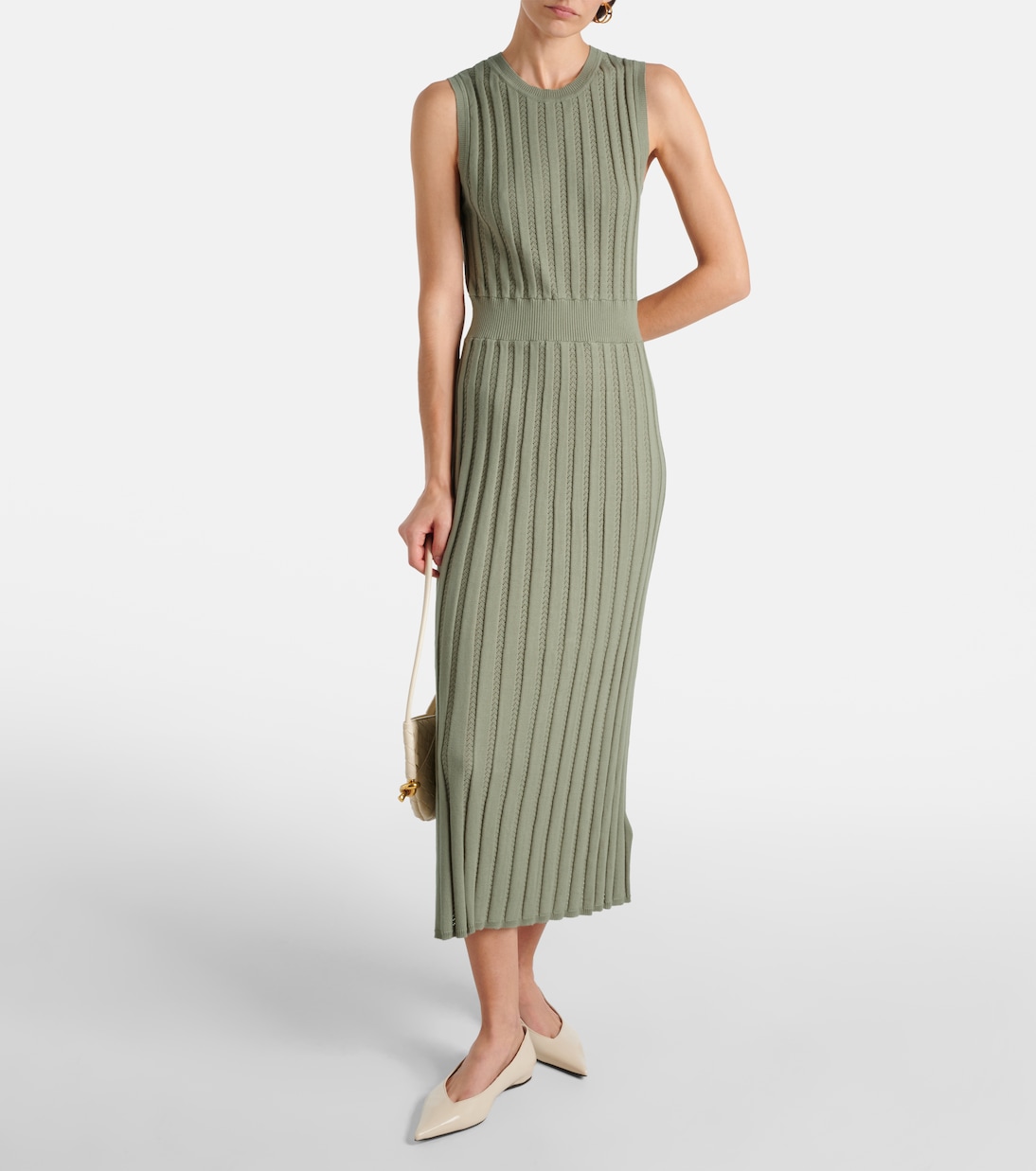 Vestido midi Florian de algodón | Varley