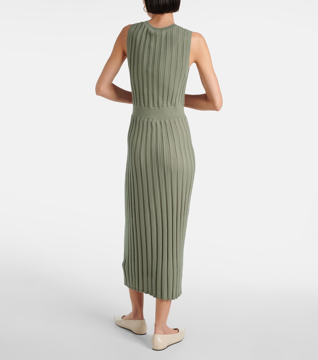 Vestido midi Florian de algodón | Varley