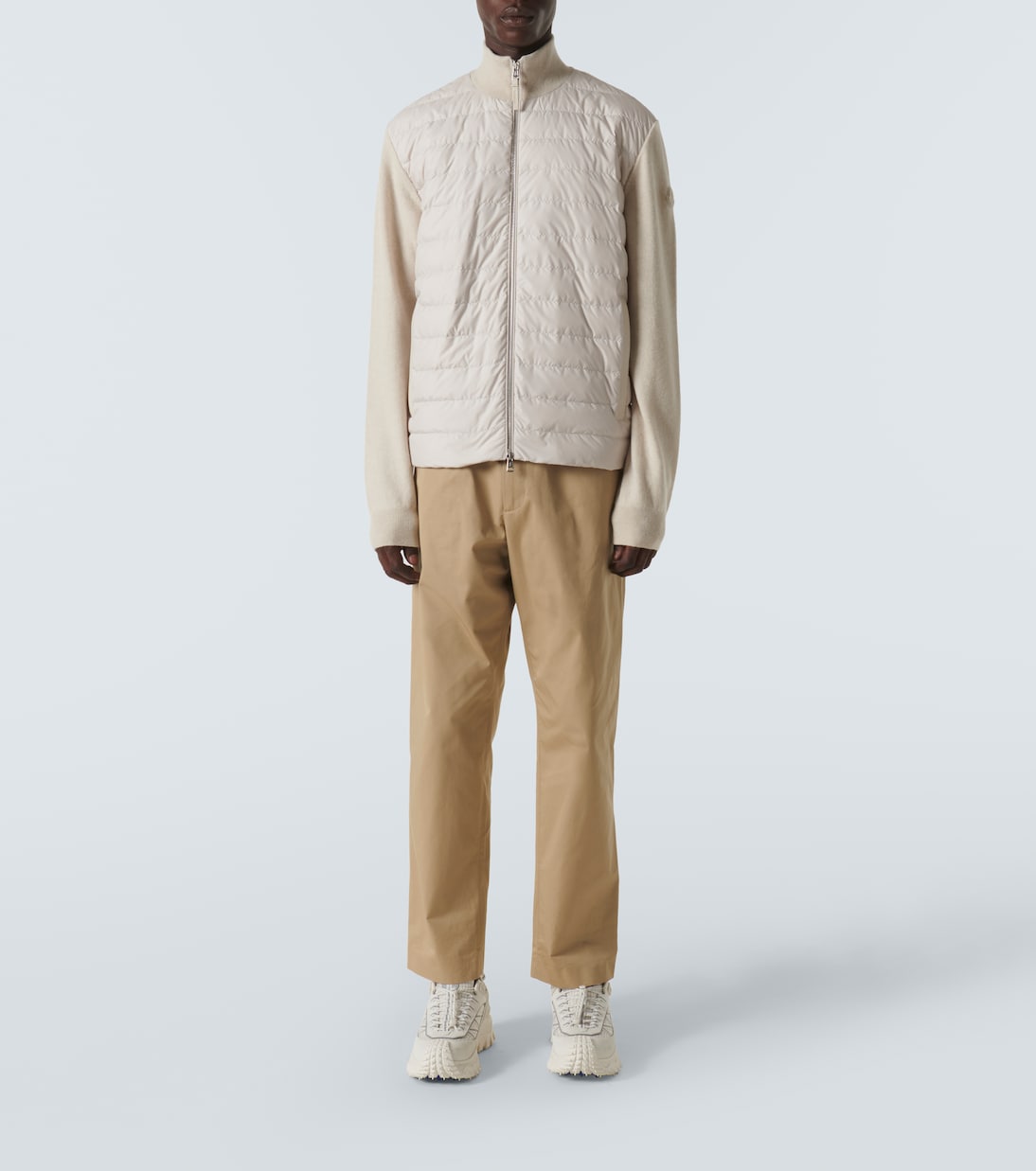 Down-paneled wool and cashmere jacket | Moncler