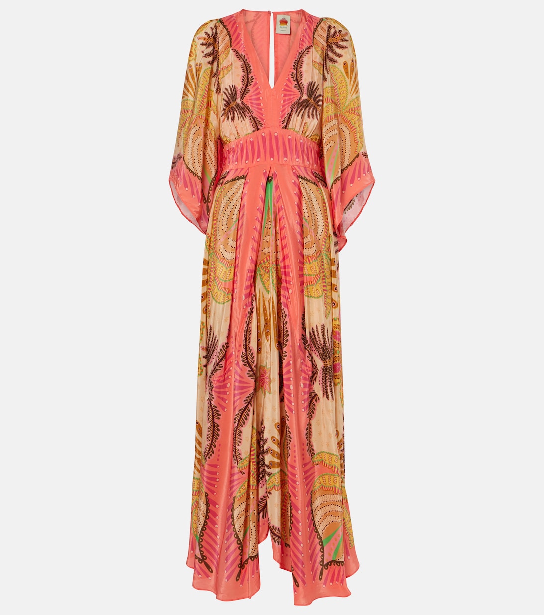 Sand Palms Scarf printed maxi dress | Farm Rio