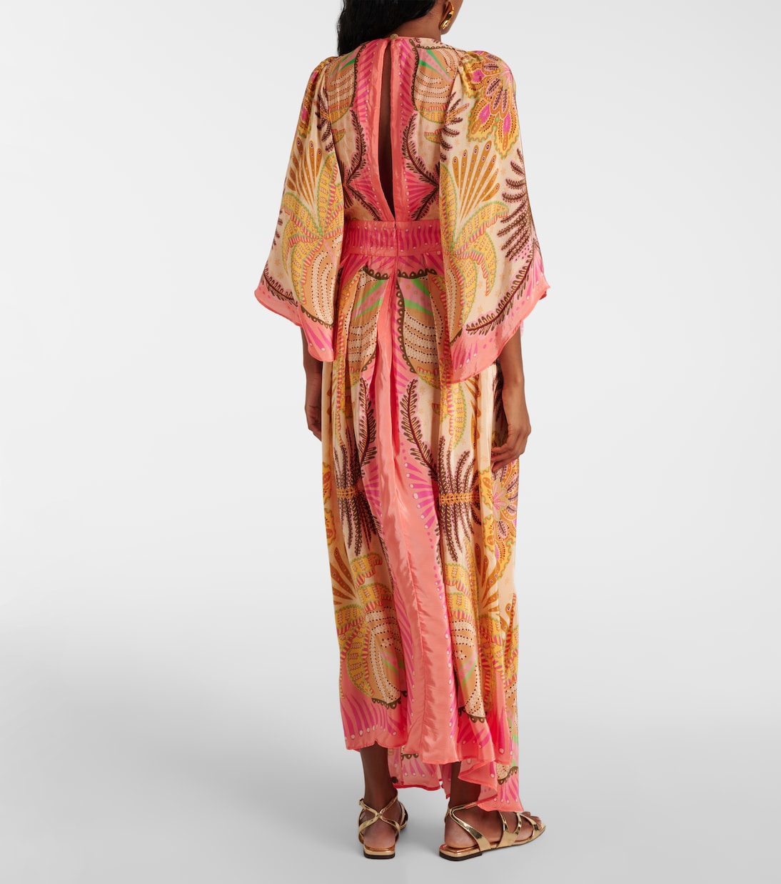 Sand Palms Scarf printed maxi dress | Farm Rio