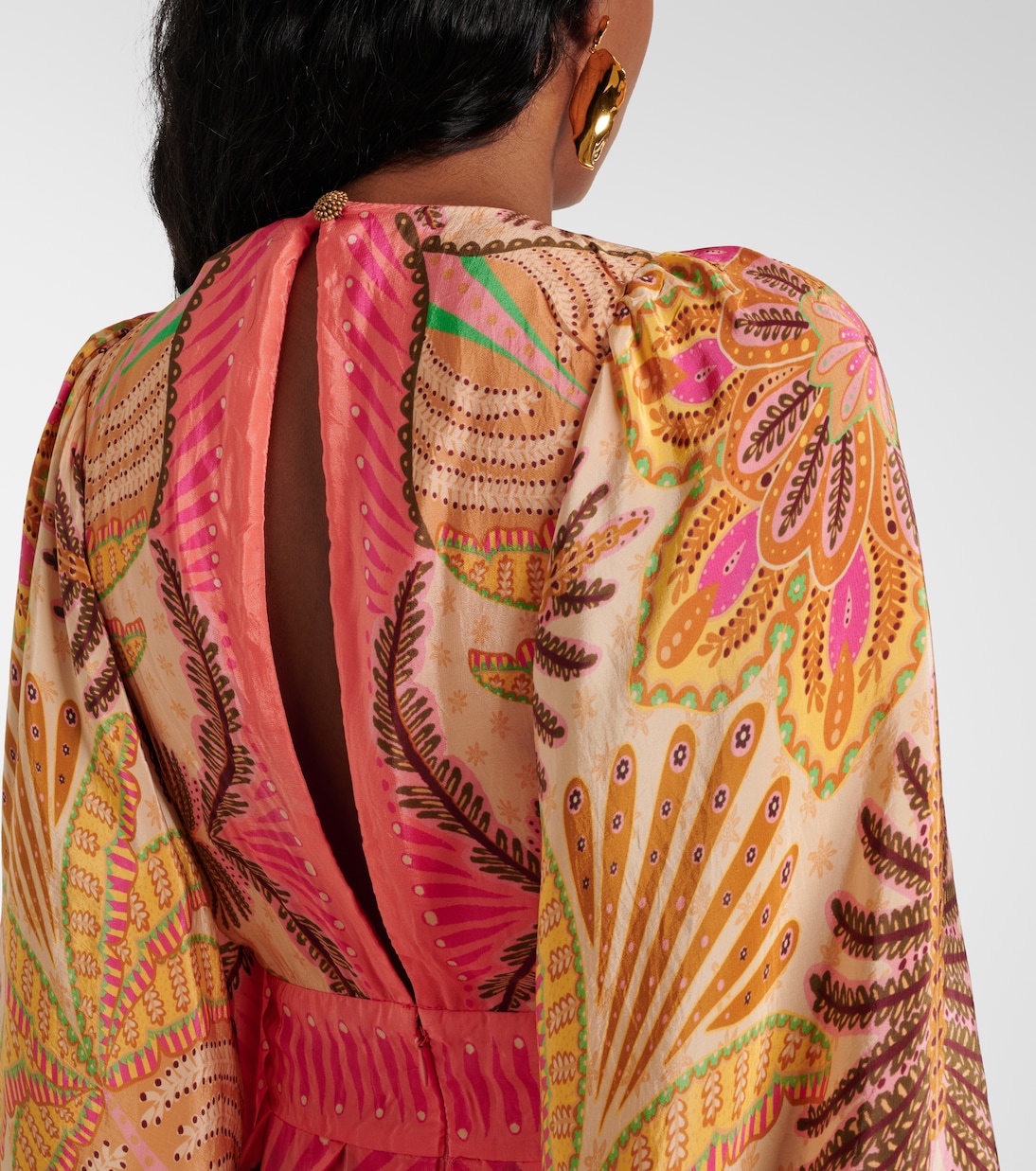 Sand Palms Scarf printed maxi dress | Farm Rio