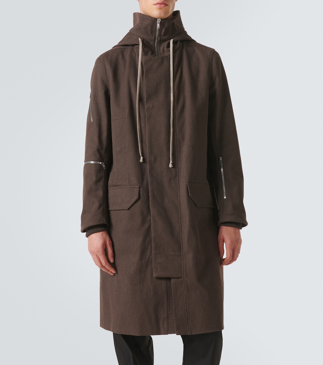 Abrigo de algodón oversized | Rick Owens