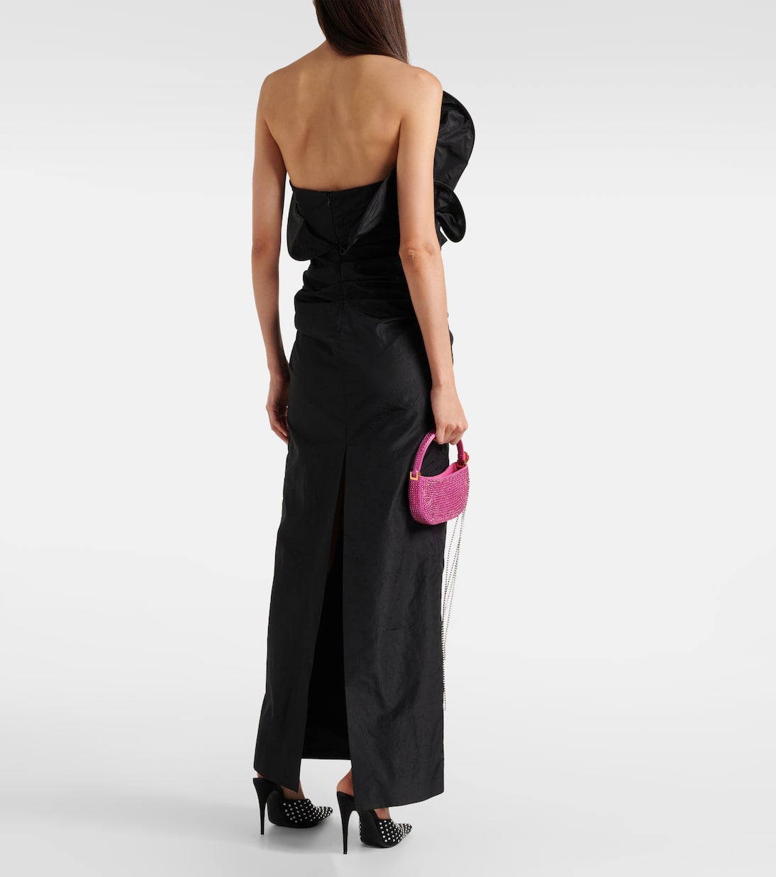 Floral-appliqué silk taffeta gown | Magda Butrym