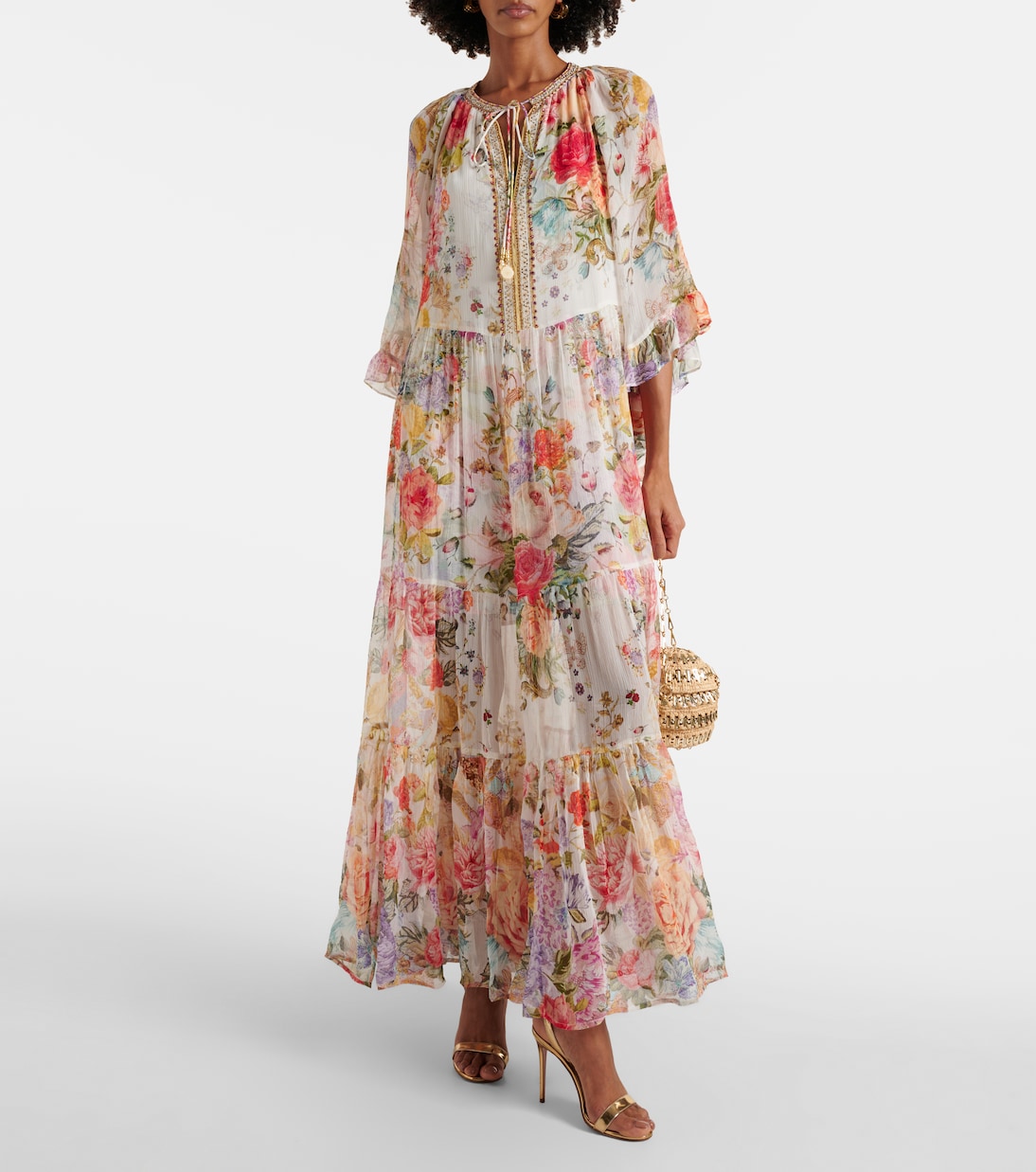 Maxikleid Sew Yesterday aus Seide | Camilla