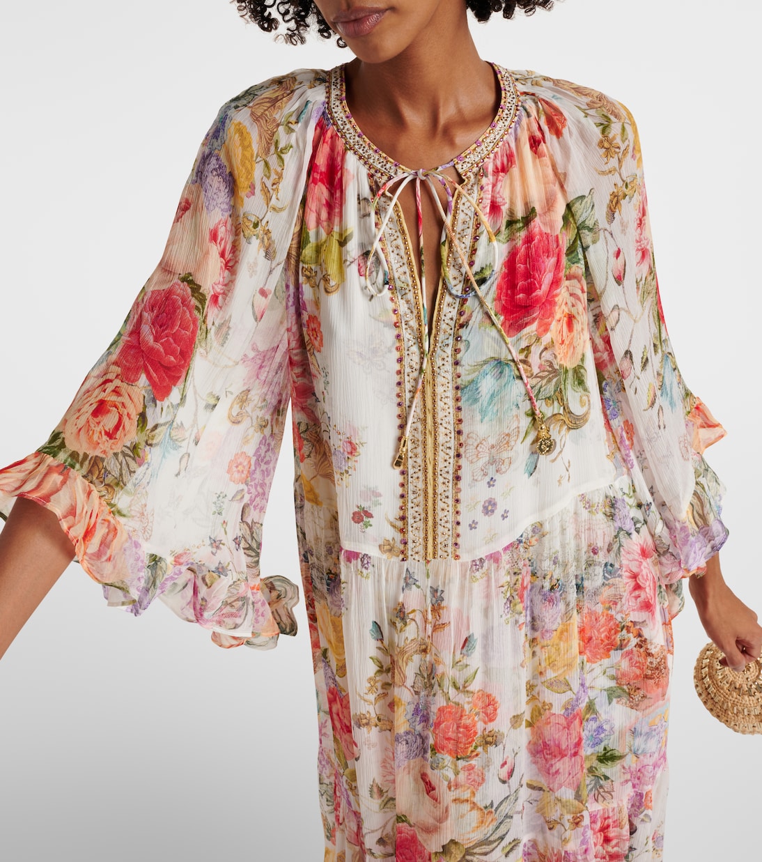Maxikleid Sew Yesterday aus Seide | Camilla