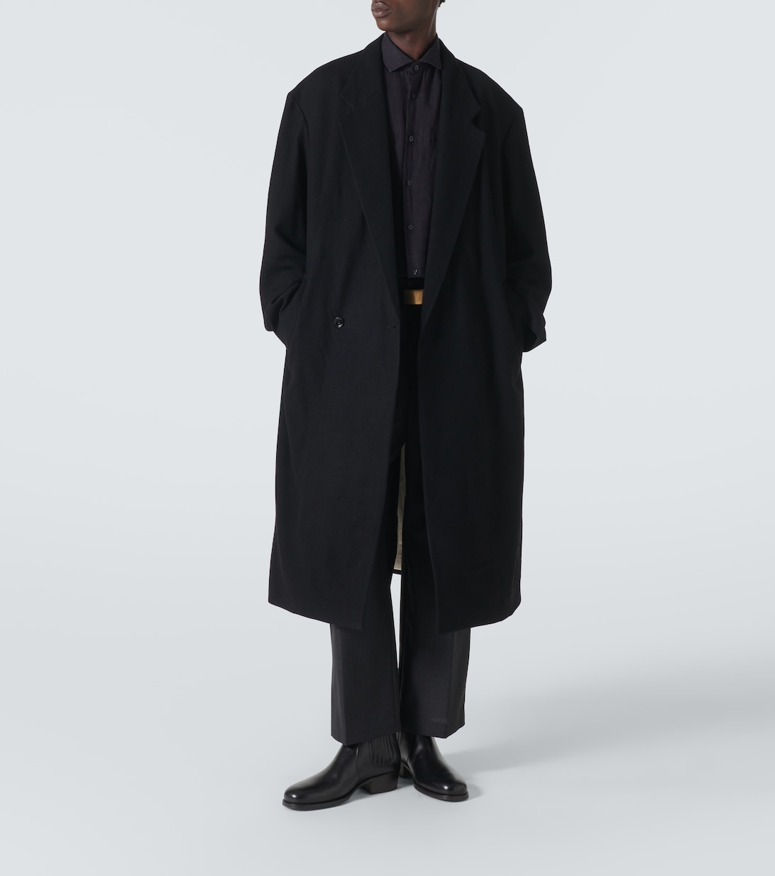 ジャケット・アウター Lemaire Oversize Overcoat LEMAIRE Oversized double-breasted wool coat | NET-A-PORTER