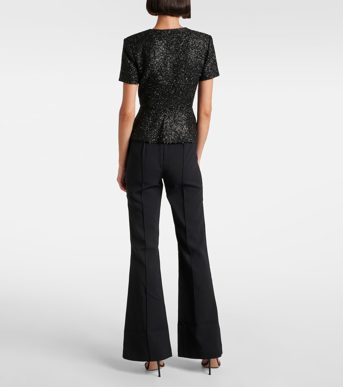 Jumpsuit aus Bouclé | Self-Portrait
