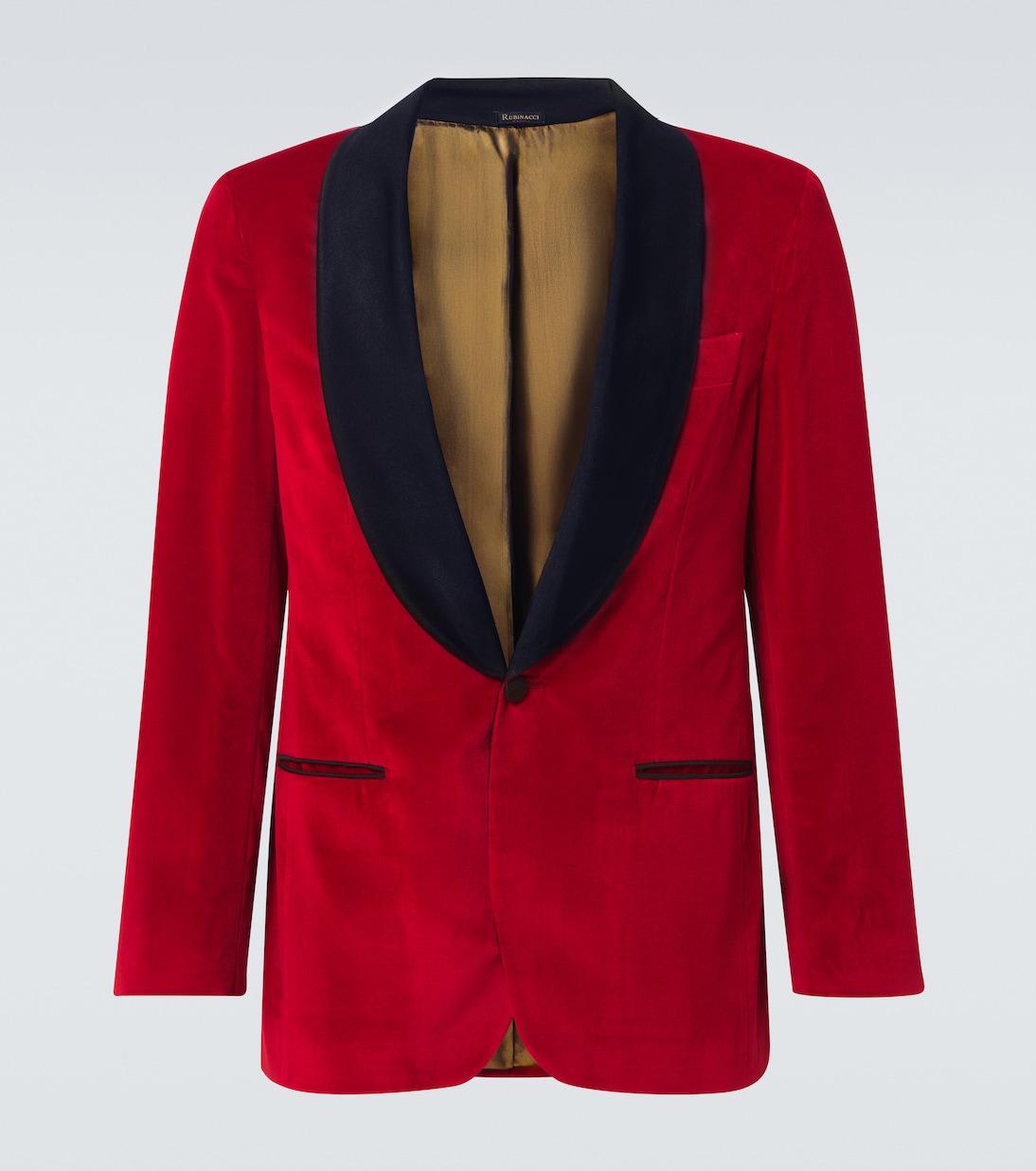 Smokingjacke aus Baumwollsamt | Rubinacci