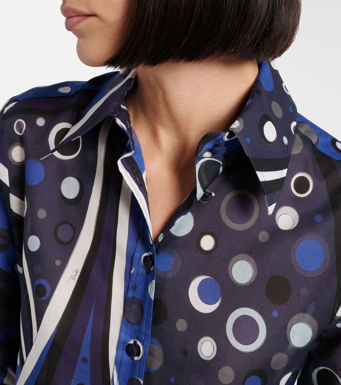 Camicia Fontane in mussola di cotone | Pucci