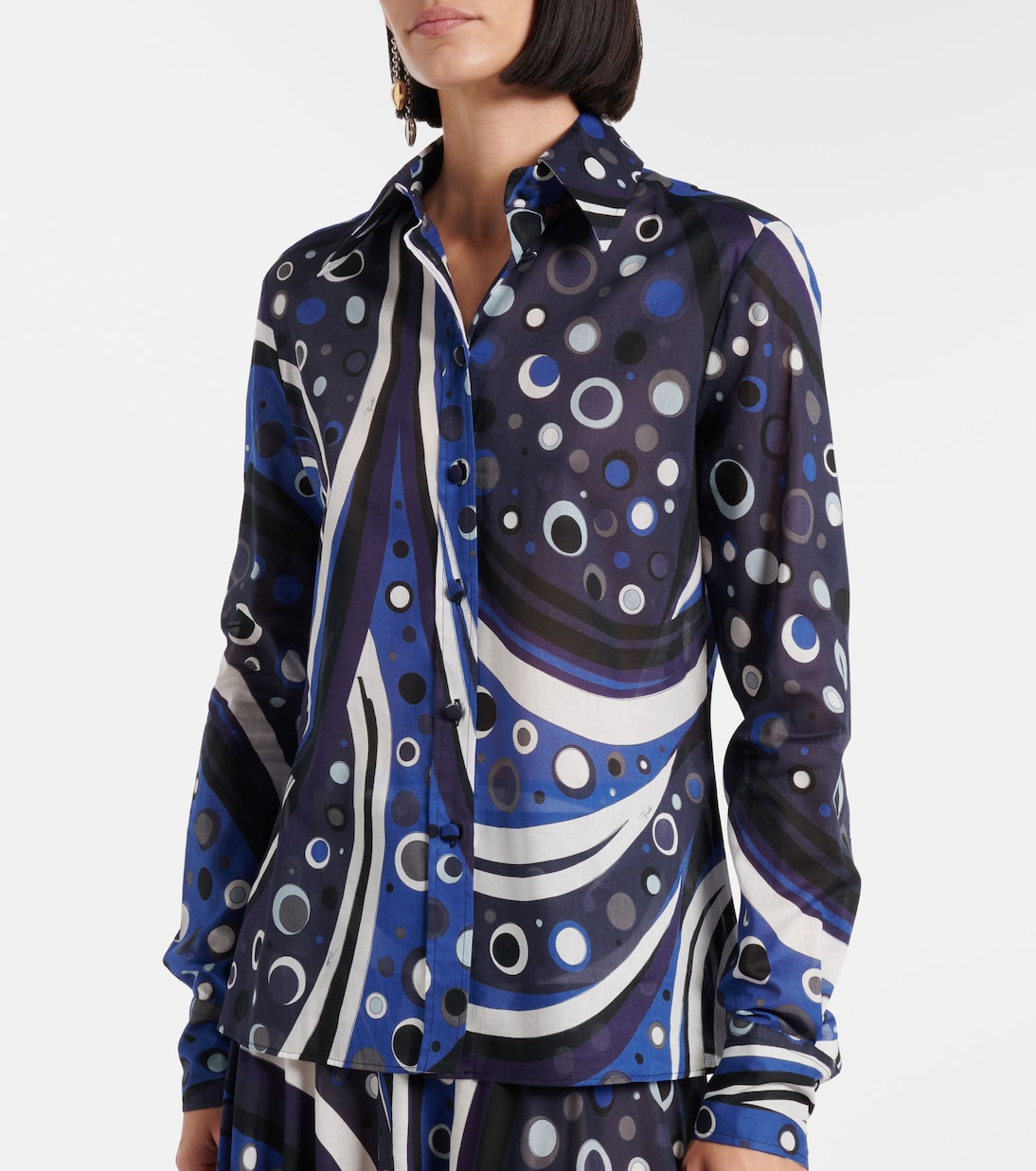 Camicia Fontane in mussola di cotone | Pucci