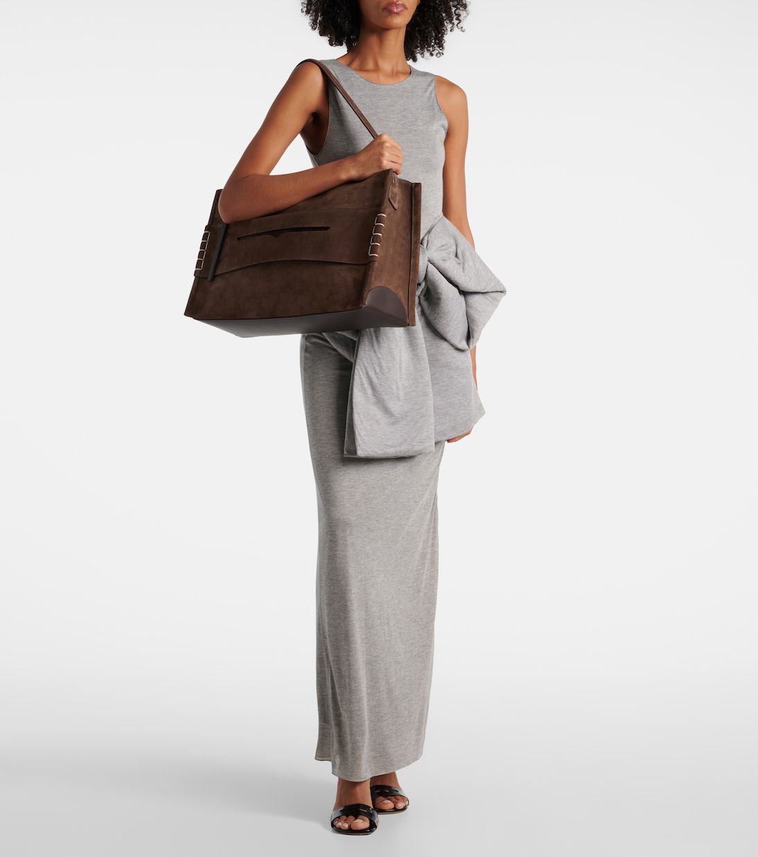 Borsa Loafer Large in suede | JW Anderson