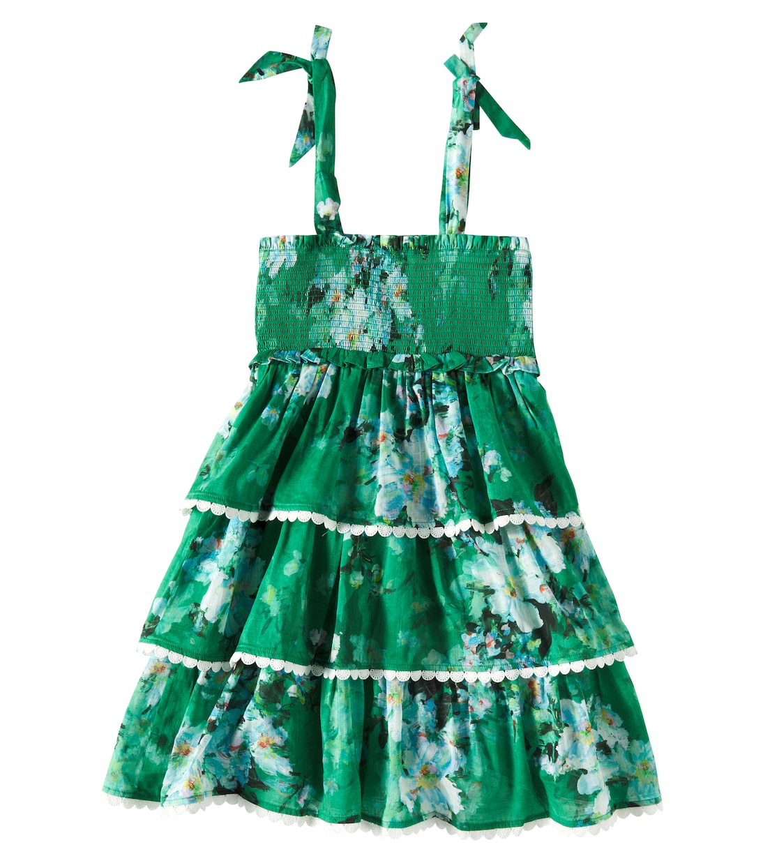 Robe Everley en coton à fleurs | Zimmermann Kids