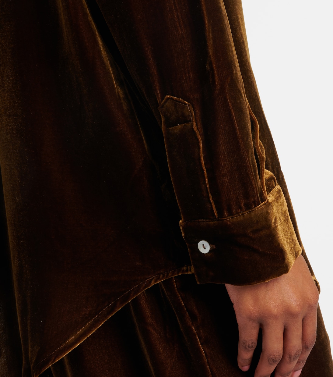 Camicia pigiama London in velluto | Asceno